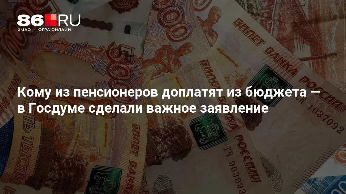 Госдума заявила о дополнительных выплатах пенсионерам, включая лиц без официального стажа.