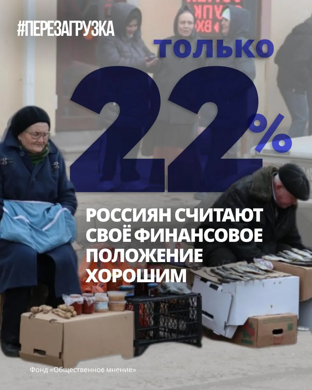 Опросы показывают снижение оптимизма: 66% ждут худшего, индекс ожиданий опустился до минус 65. Начинается кампания за мир и свободу.